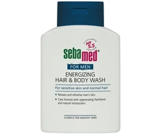 Sebamed For Men Energizing Hair &amp; Kūno prausiklis vyrams, prausiklis kūnui ir plaukams, 200 ml