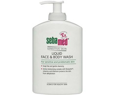 SebaMed Sensitive Skin Face &amp; Kūno prausiklis Skystas muilas