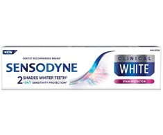 Sensodyne Klinikinė balinamoji dantų pasta „Clinical Baltas Stain Protector“, 75 ml