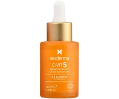 Sesderma C-Vit 5 Liposomal Serum Skaistinamojo poveikio liposominis veido serumas, 30 ml