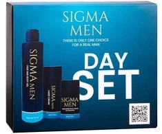 Kann Sigma Men Dieninis rinkinys: kūno ir plaukų prausimosi gelis 200 ml + rankų kremas 100 ml + dieninis kremas 50 ml