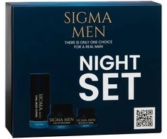 Kann Sigma Men Naktinis rinkinys: lengvas kūno losjonas 100 ml + naktinis serumas 50 ml + paakių kremas 30 ml
