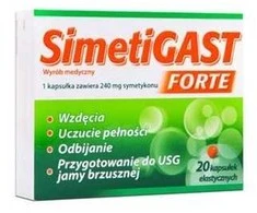 Simetigast Forte medicinos prietaisas 20 kapsulių