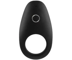 So Divine Vyriškas Vibrating Ring vibruojantis penio žiedas Juodas