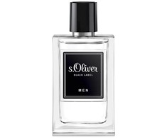 s.Oliver Juodas Label Men EDT tualetinis vanduo vyrams, 30 ml
