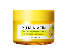 Some By Mi Yuja Niacin Miracle Brightening Sleeping Mask Šviesinamoji ir drėkinamoji naktinė kaukė 60g