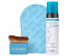 St Tropez Ultimate Tan Body Essentials Kit rinkinys Bronzing Mousse savaiminio įdegio putos 200 ml + savaiminio įdegio aplikatorius + šepetėlis