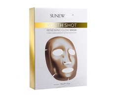 SunewMed+ Youth Shot Renewing Glow Mask šviečianti lakštinė kaukė 6x25g