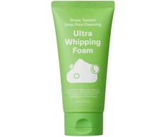 Sungboon Editor Žalias Tomato Deep Pore Cleansing Ultra Whipping Foam putos veido prausimui, valančios poras 120 g