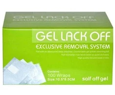 Sunone Hibridinė „Gel Lack Off“ valymo folija, 100 vnt.