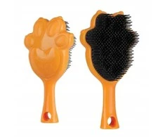 Tangle Angel Pet Mini mažas naminių gyvūnėlių šepetys oranžinis
