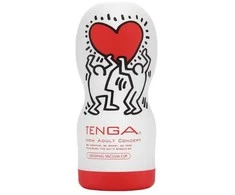 Tenga Keith Haring originalus vakuuminis vienkartinis masturbatorius su puodeliu