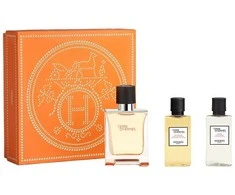 Rinkinys vyrams Hermes Terre D'Hermes, EDT 50 ml, dušo želė 40 ml, losjonas po skutimosi, 40 ml