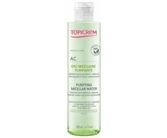 Topicrem AC Purifying Micellar Vanduo micelinis vanduo mišriai ir riebiai odai, 200 ml