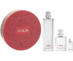 Tous Moteriškas tualetinio vandens purškiklis 90 ml + tualetinio vandens purškiklis 30 ml + miniatiūrinis tualetinis vanduo 4,5 ml