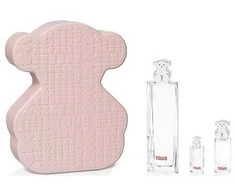 Tous Moteriškas tualetinio vandens purškiklis 90ml + tualetinio vandens purškiklis 15ml + miniatiūrinis tualetinis vanduo 4,5ml