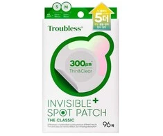 Isntree „TROUBLESS_Invisible Plus“ dėmių pleistras „The Classic“, 96 vnt.