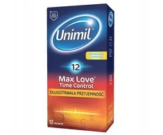 Unimil Max Love Time Control Lubricated latekso prezervatyvai 12vnt