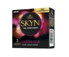 Unimil Skyn Prezerwatywy nawilżane smakowe mix 3 vnt