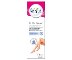 Veet Minima Hair Removal Kreminis Sensitive Skin Depilatory Product moterims, 100 ml