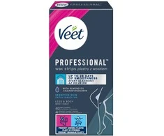 Veet Professional Wax Strips Depiliacinė priemonė moterims, 40 vnt