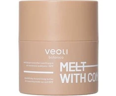 Veoli Botanica „Melt With Comfort“ emulsinis drėkinamasis makiažo valiklis su SPF sausai ir dehidratuotai odai, 40 g