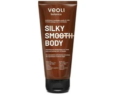 Veoli Botanica Silky Smooth Body lyginamoji ir drėkinamoji kūno kaukė pilingo pavidalu 180ml