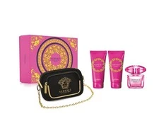 Versace Bright Crystal Absolu for Women (Rinkinys Moterims) EDP 90ml + Losjonas kūnui 100ml + Dušo želė 100ml + Kosmetinis krepšelis
