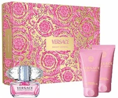 Kvepalų rinkinys moterims Versace Bright Crystal (EDT, 50 ml + kūno losjonas 50 ml + dušo želė, 50 ml)