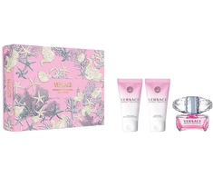 Kvepalų rinkinys moterims Versace Bright Crystal (EDT, 50 ml + kūno losjonas 50 ml + dušo želė, 50 ml)