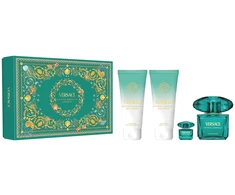 Versace Crystal Emerald Gift Set rinkinys moterims (EDP, 90 ml + kūno losjonas, 100 ml + dušo želė, 100 ml, + EDP, 5 ml)