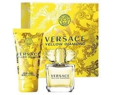 Versace Geltona Diamond komplektas tualetinio vandens purškiklis 90 ml + kūno losjonas 100 ml