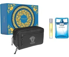 Versace Eau Fraiche Giftset kvepalų rinkinys vyrams (EDT, 100 ml + EDT, 10 ml + kosmetinė)