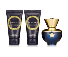Kvepalų rinkinys moterims Versace Dylan Blue Pour Femme (EDP, 50 ml + kūno losjonas, 50 ml + dušo želė, 50 ml)