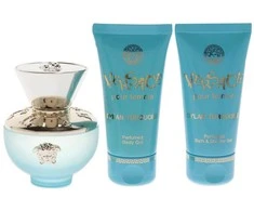 Kvepalų rinkinys moterims Versace Dylan Torquoise (EDT, 50 ml + kūno losjonas, 50 ml + dušo želė, 50 ml)