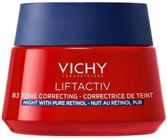 Vichy Liftactiv B3 Anti-Dark Spots Night Kremas naktinis veido kremas nuo raušlių, 50 ml