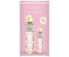 Vida de Saphir Pour Femme komplektas woda perfumowana spray 200ml + woda perfumowana spray 30ml