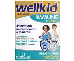 Vitabiotics „Wellkid Immune“ maisto papildas vaikams, 30 kramtomųjų tablečių