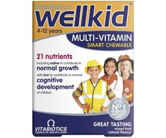 Vitabiotics „Wellkid“ multivitaminų maisto papildas vaikams, 30 kramtomųjų tablečių