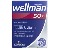 Vitabiotics Wellman 50+ maisto papildas vyrams nuo 50, 30 tablečių