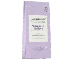 Voesh „Mani Moments“ 3 žingsnių levandų atpalaiduojantis manikiūro rinkinys