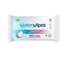 WATER WIPES BIO Adult Care Sensitive Wipes vandens drėgnos servetėlės XL 30vnt.