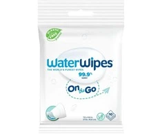 WATER WIPES Gaivinančios drėgnos servetėlės Bio OnTheGo 10 vnt.