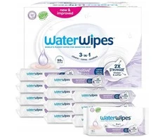 WATER WIPES Sensitive+ raminančios drėgnos servetėlės su levandomis, 12 x 60 vnt.