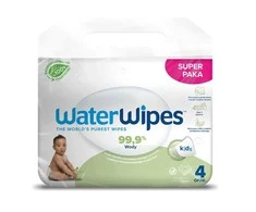 WATER WIPES Soapberry BIO drėgnos servetėlės vaikams 4x60vnt.