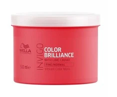 Dažytų plonų plaukų kaukė Wella Professionals Invigo Color Brilliance Fine/Normal Mask 500ml