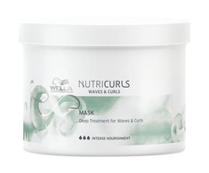 Wella Nutricurls Waves &amp; Curls Mask Intensyviai maitinanti kaukė garbanotiems ir banguotiems plaukams 500ml