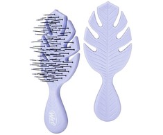 Wet Brush Wet Go Žalias Mini Detangler Lavender plaukų šepetys