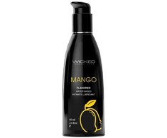 Wicked Vanduo intymios higienos lubrikantas su mangų skoniu, 60 ml