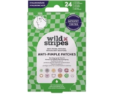 Wild Stripes „Groovy Protect“ hidrokoloidiniai pleistrai nuo spuogų su hialurono rūgštimi (pleistrai nuo spuogų) 24 vnt.